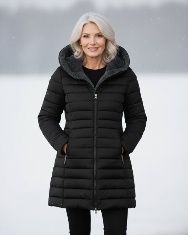 Clair™ | Flauschiger Mantel mit Fleecefutter