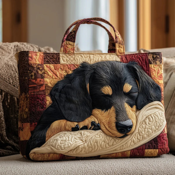 Handgefertigte Tasche | Dackel