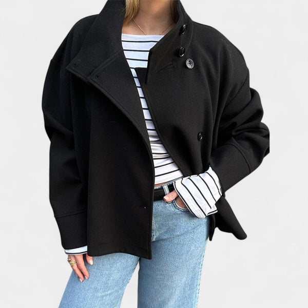 Lucie™ | Kurzer, zweilagiger Mantel