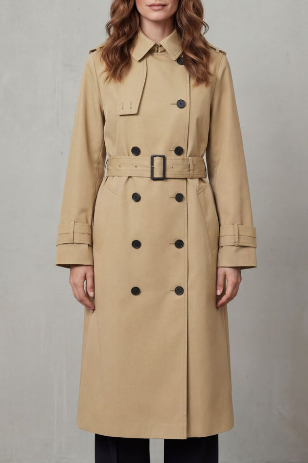 Wilhelmina™ | Zeitloser zweireihiger Trenchcoat