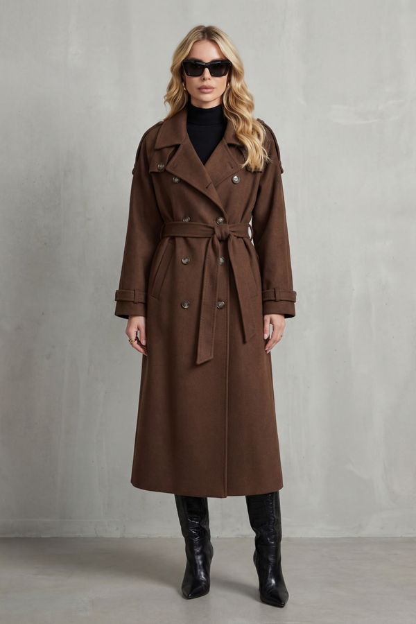 Ursula™ | Oversize Trenchcoat aus Wolle