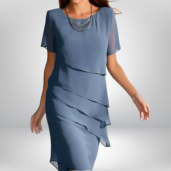 Pamela - elegantes mehrlagiges Kleid