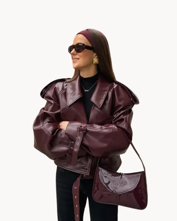 Rosalba™ | Jacke aus Kunstleder