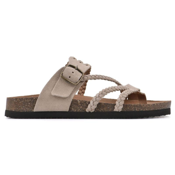Hayleigh - geflochtene Korksandalen