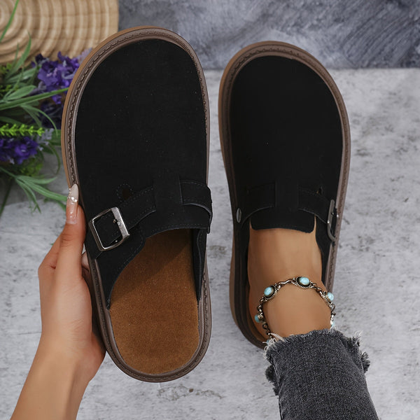 Elvara - moderne Komfort-Plateau-Clogs