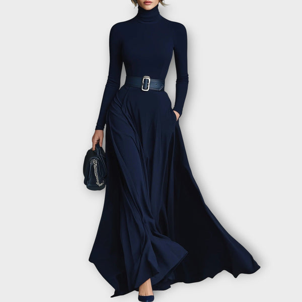 Celina | Kleid mit hohem Kragen