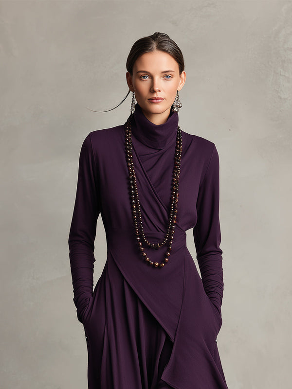 Natalie | Elegantes drapiertes Kleid