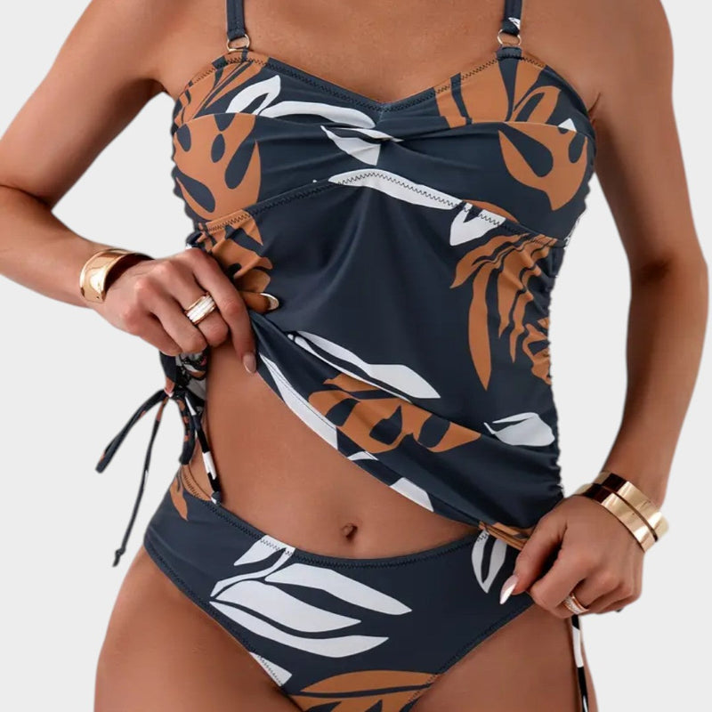 Carmen™ | Bikini mit tropischem Blätterprint