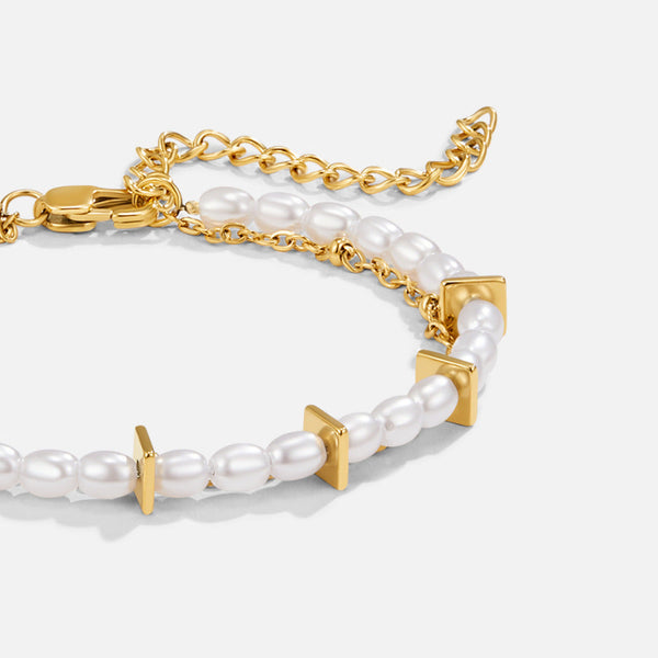 Aria - Perlenarmband mit mehreren Lagen