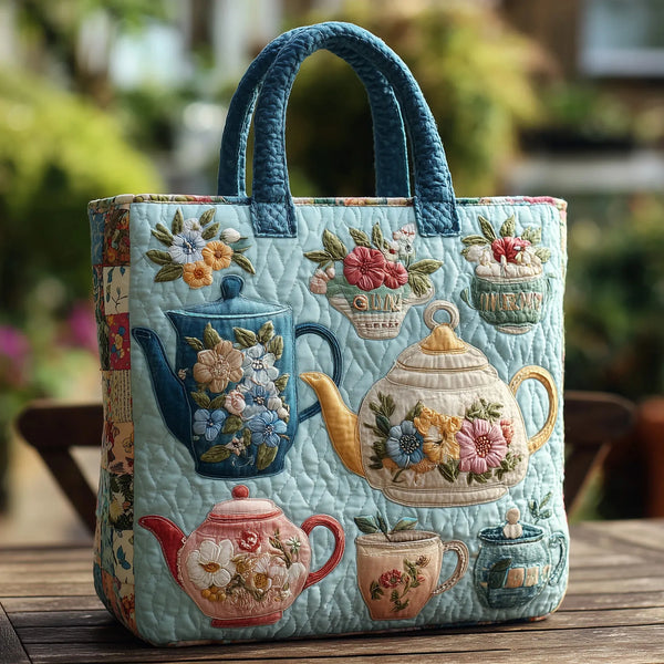 Handgefertigte Tasche | Blumenmuster