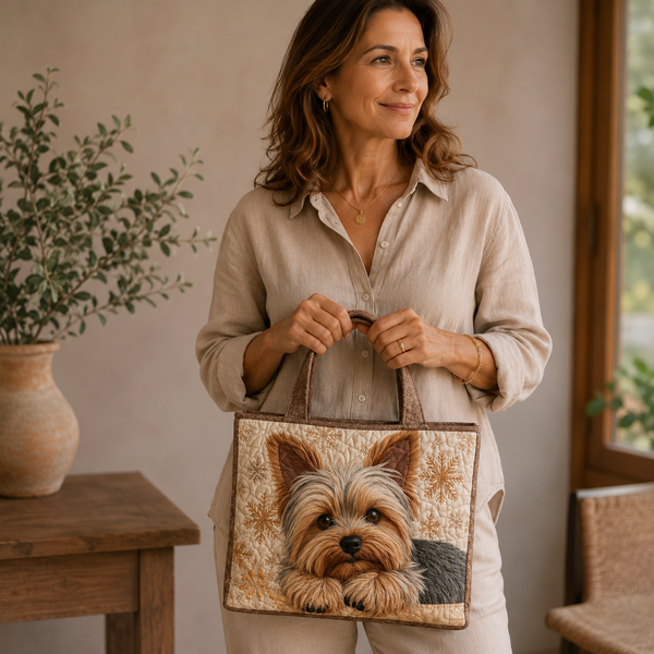 Handgefertigte Tasche | Bezaubernder Yorkshire Terrier