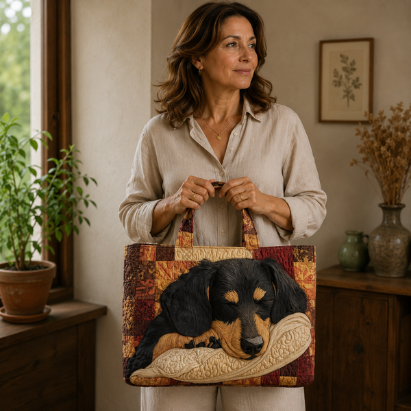 Handgefertigte Tasche | Dackel