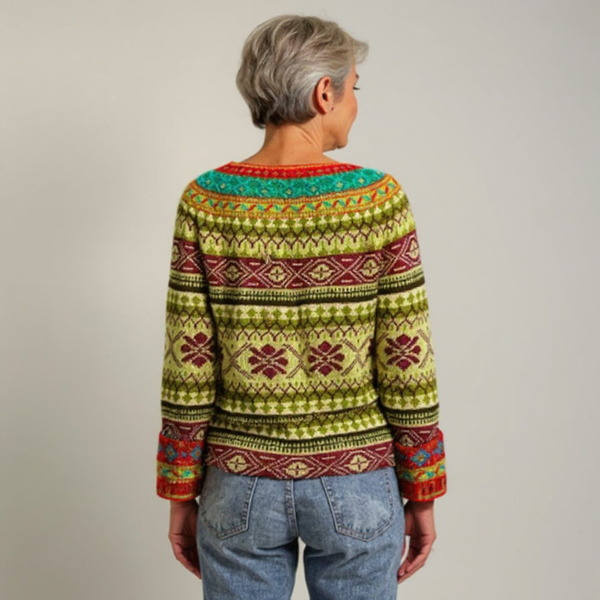 Caitlin™ | Strickpullover im Vintage-Island-Stil