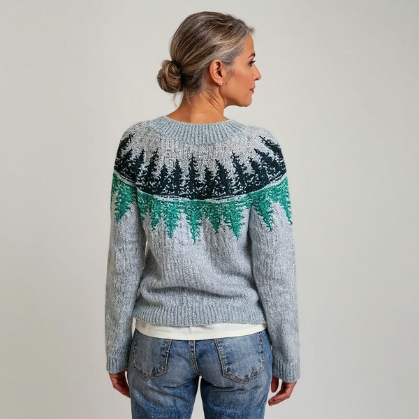 Danielle™ | Strickpullover im Vintage-Island-Stil