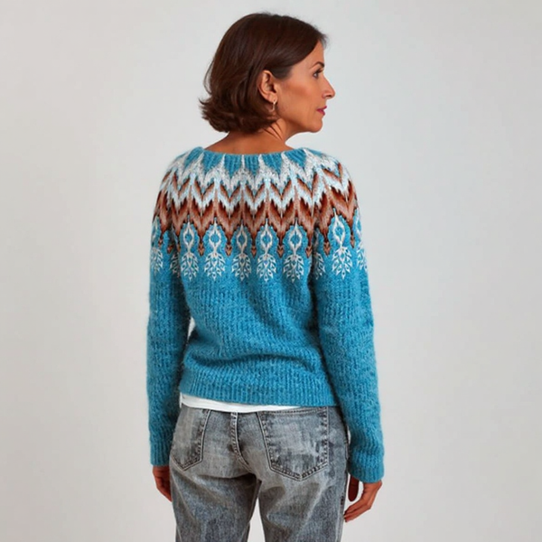 Elaine™ | Strickpullover im Vintage-Island-Stil