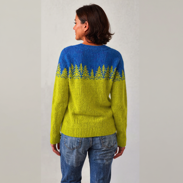 Ellen™ | Strickpullover im Vintage-Island-Stil
