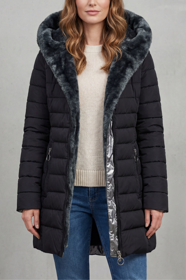 Ophelia™ | Winterparka mit Kunstfell-Futter