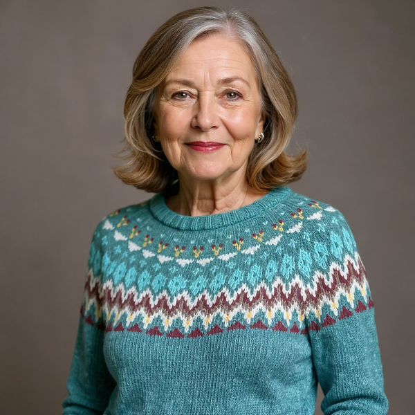 Gloria™ | Strickpullover im Vintage-Island-Stil