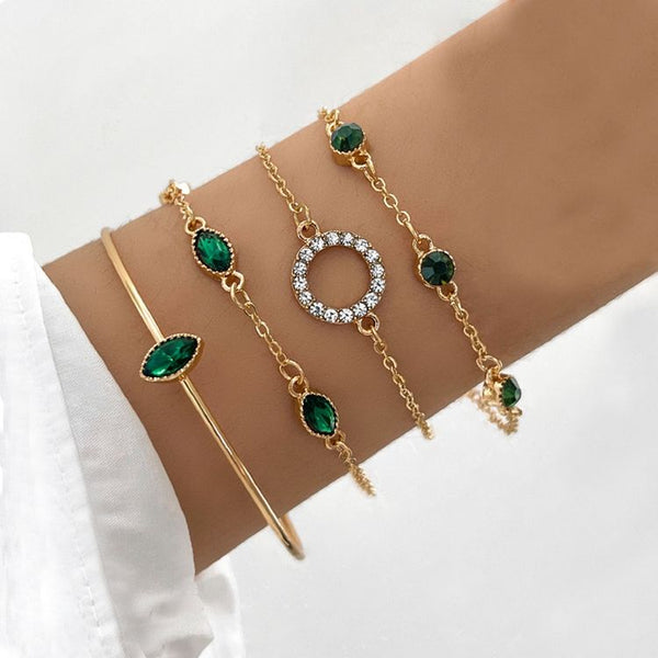 Atherblatt Armband Set