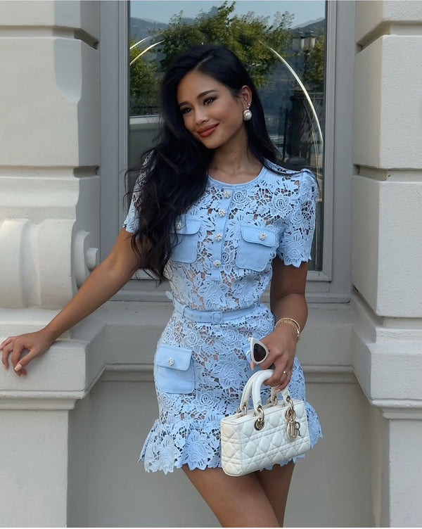 Brianna - Spitzen-Minikleid