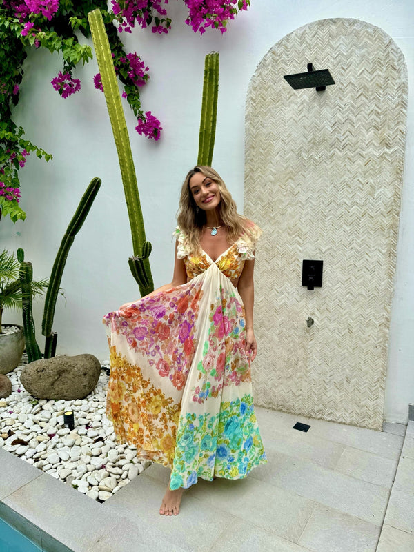 Linne - Sommer-Maxikleid