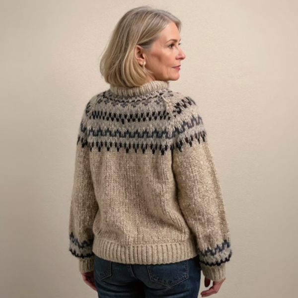 Karen™ | Strickpullover im Vintage-Island-Stil