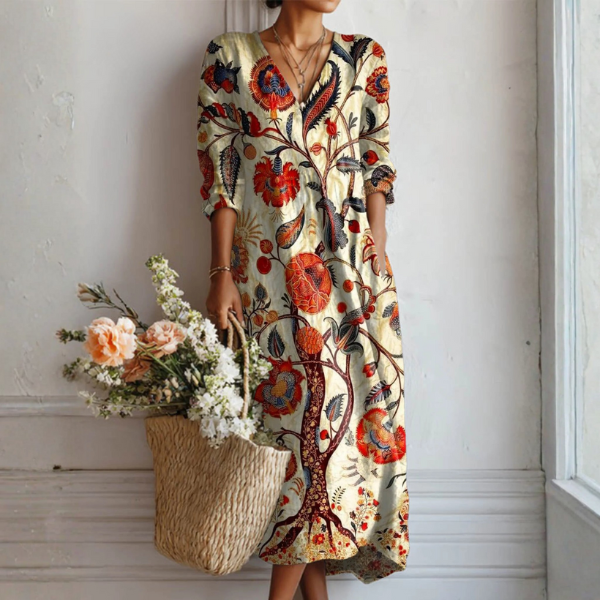 Kendra™ - Boho-Blumenkleid