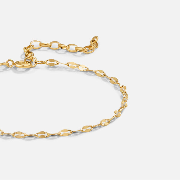 Leila - Goldkettenarmband