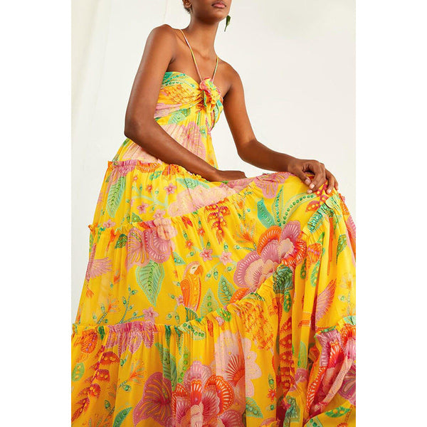 Kara™ - Blumenprint Layered Kleid