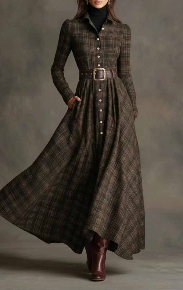 Millie | Gegürtetes Hemdkleid