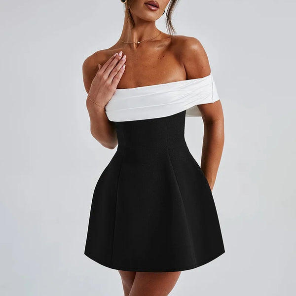 Elora™ - elegantes schulterfreies Kleid