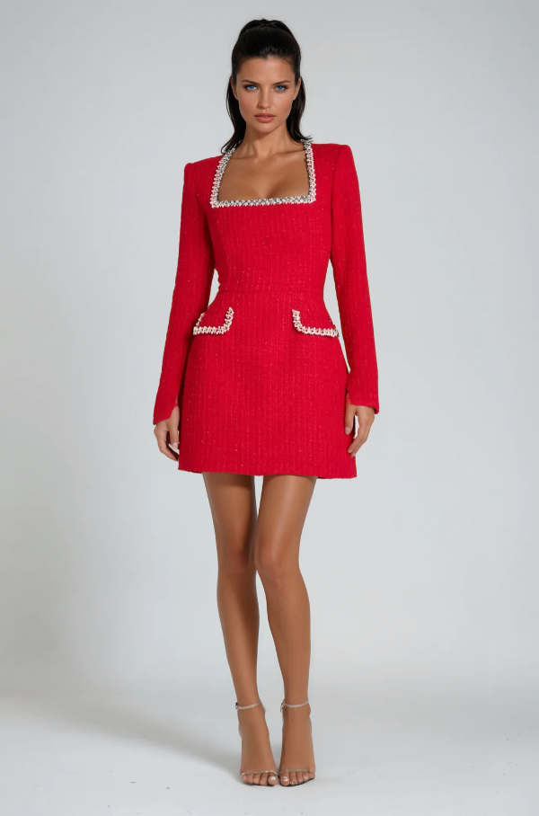 Nessa™ - Tweed Minikleid