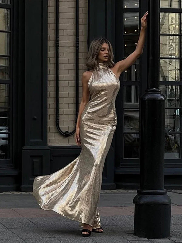 Estrella™ - Radiant metallic Kleid