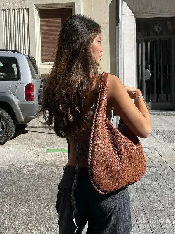 Amelia - geflochtene Schultertasche