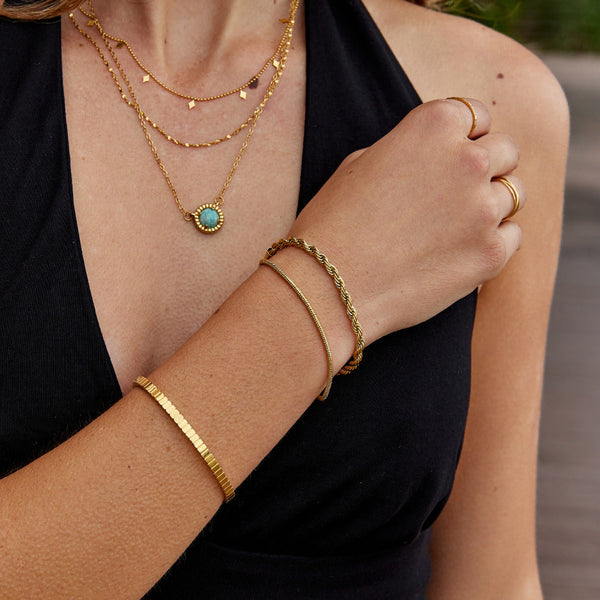 Leila - Verdrehtes Armband