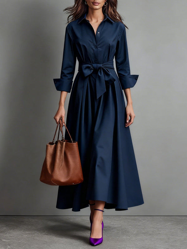 Hanna - Hemdkleid aus Baumwoll-Twill