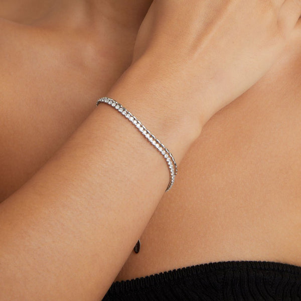 Arelia - Kristall Silberarmband