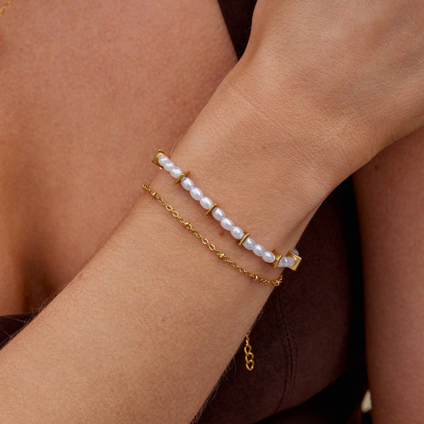 Aria - Perlenarmband mit mehreren Lagen