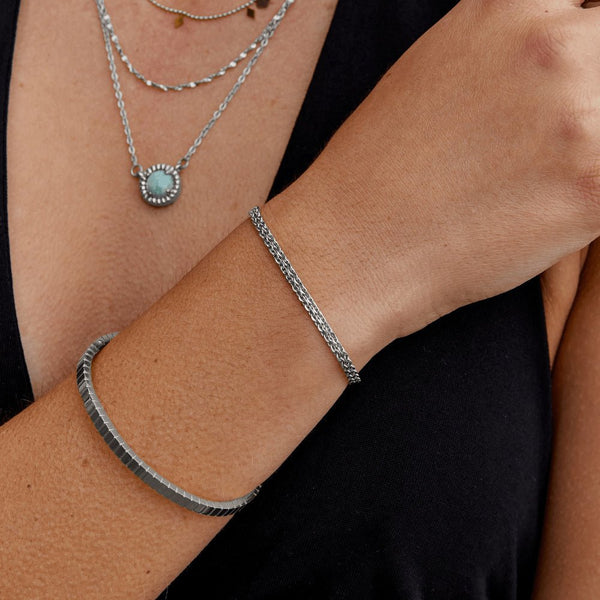 Capri - Silberkettenarmband