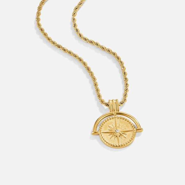 Tamara - Halskette aus himmlischen Goldmünzen