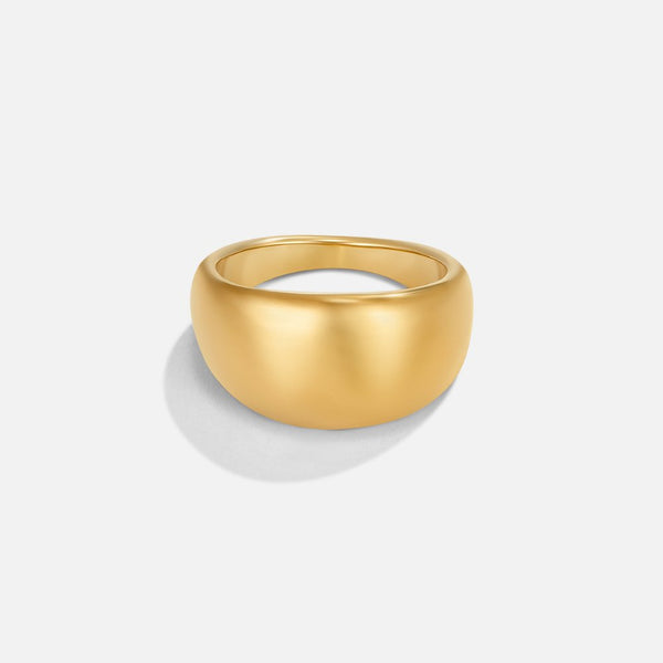 Celia – Breiter Goldring im Chunky-Design