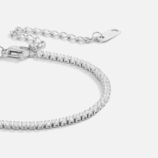 Cordelia - Silbernes Tennisarmband