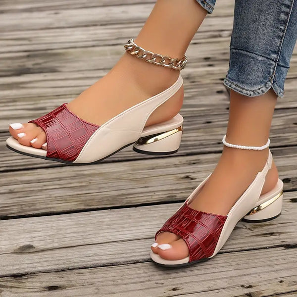 Whitney™ - elegante Ledersandalen