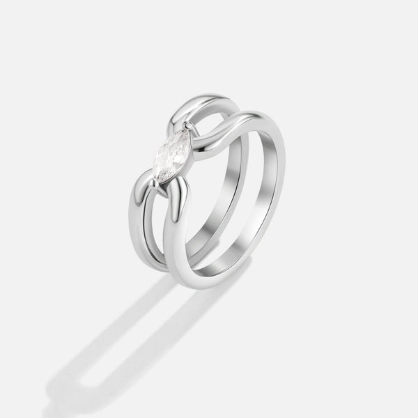 Eliza – Kettenring aus Silber