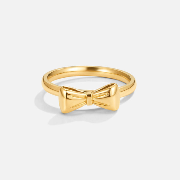 Ellie – Goldring mit Schleifendetail