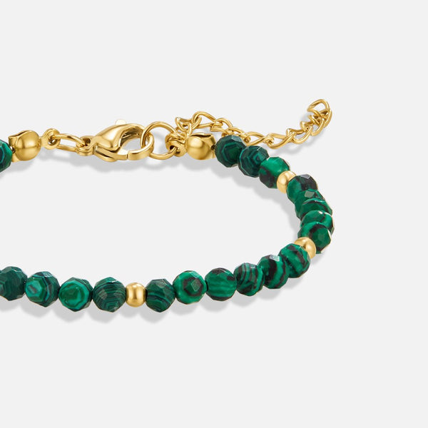 Helena - Smaragdgrünes Perlenarmband