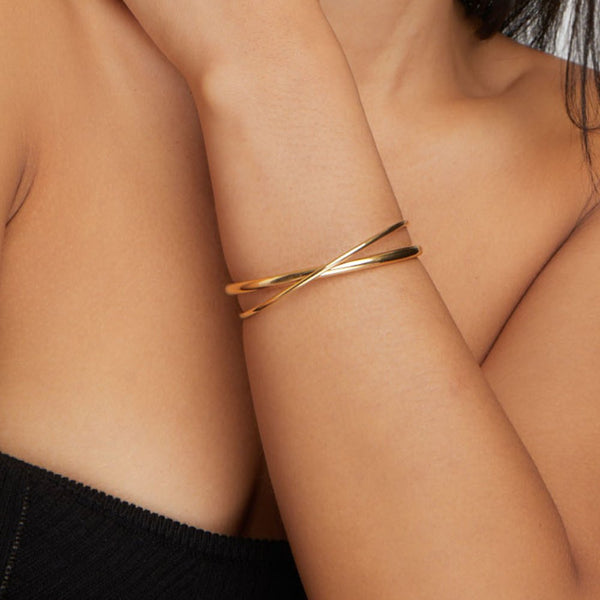 Eva - Gold Twist Armband