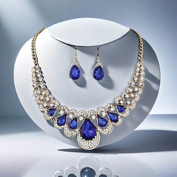 Maevina Zafiros Goldschmuckset