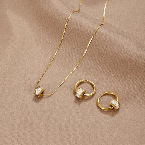 Florence – Elegantes Goldschmuck Set