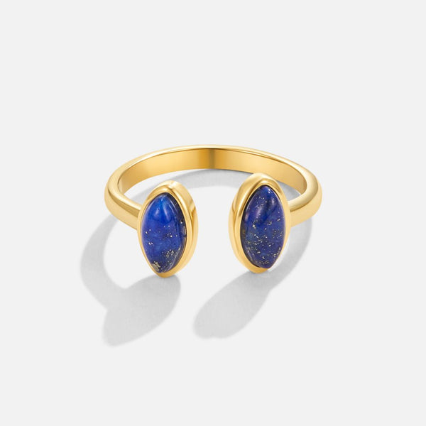 Livia – Offener Ring mit Lapislazuli
